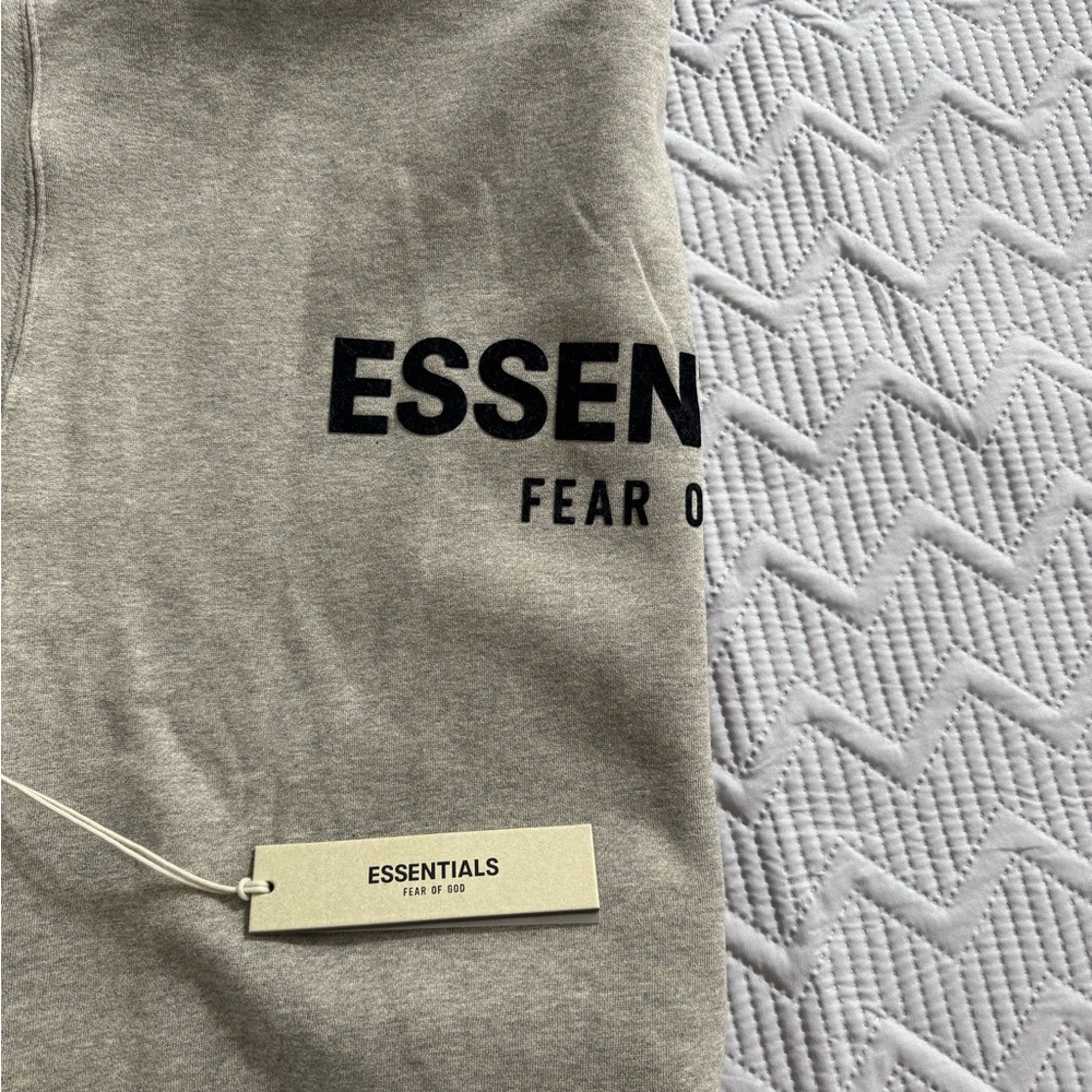 Essentials Heather Grey Sweatshirt Size S - Picture 4 of 5